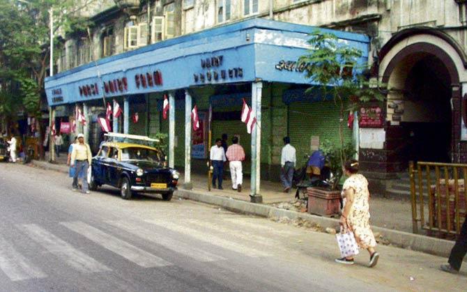 The iconic 99-year-old Parsi Dairy Farm at Princess Street. File pic