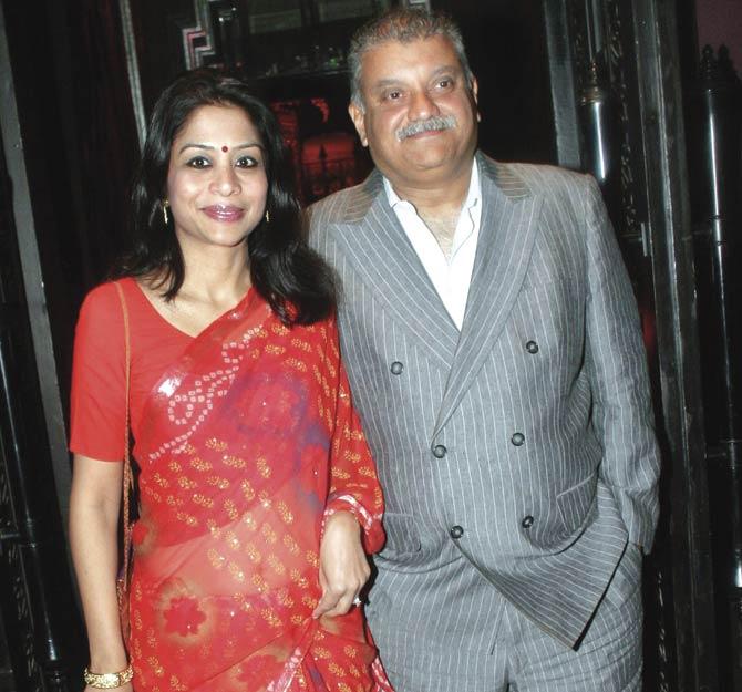 Peter Mukerjea with Indrani