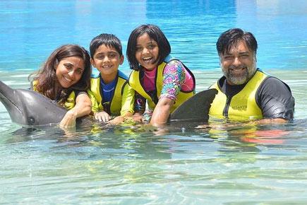 Gautami and Ram Kapoor enjoy a family vacation in Dubai