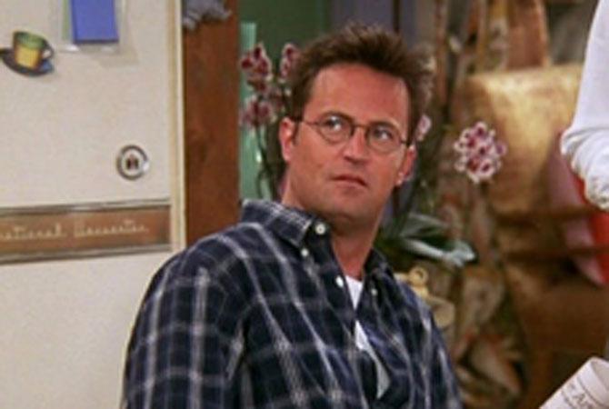 Ross: I went to that tanning place your wife suggested. Chandler: Was that place THE SUN?
