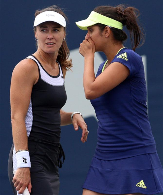Sania Mirza-Martina Hingis lose semifinal, ousted from Rogers Cup