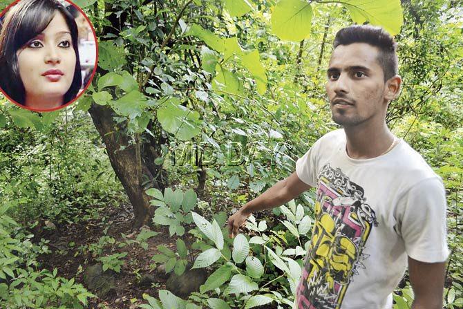Patil and his friends had found the charred body near this spot. Pics/Datta Kumbhar