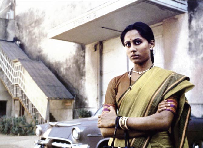 Smita Patil in a scene from Bhumika