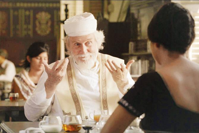 Tom Alter in a scene from The Path of Zarathustra