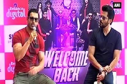 John Abraham, Anil Kapoor promote 'Welcome Back' in Mumbai 