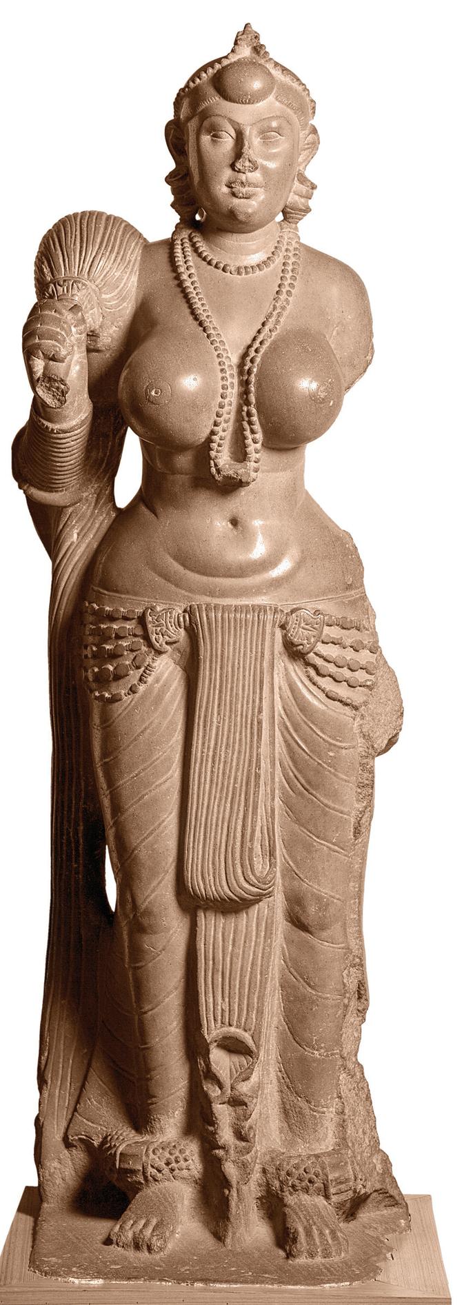 The famed Mauryan sandstone sculpture of Didarganj Yakshi (3rd C BCE) will move from Patna Museum to the new site. PIC COURTESY/ BIHAR MUSEUM
