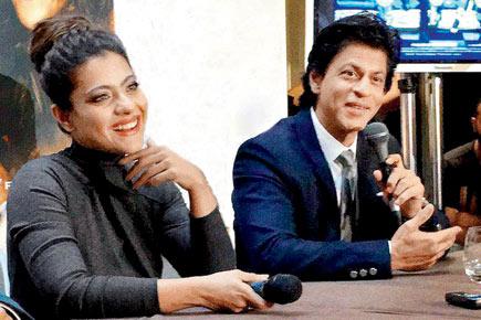 Shah Rukh Khan and Kajol in London for 'Dilwale' promotions