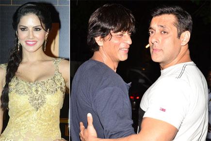 Sunny Leone keen to play 'teen patti' with SRK, Salman