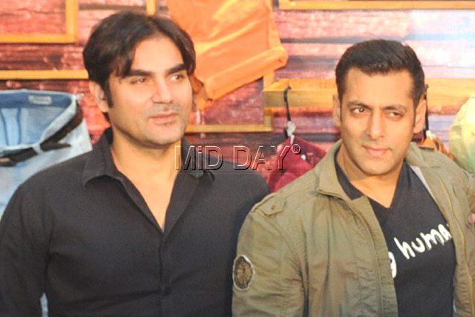 Arbaaz Khan and Salman Khan