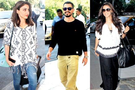 Spotted: Soha Ali Khan and Kunal Kemmu at Mumbai airport