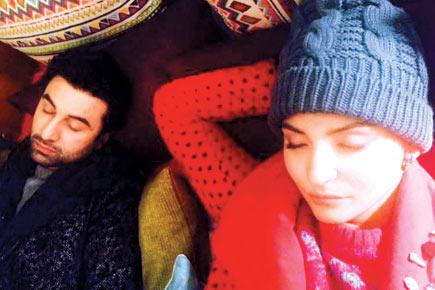 'Overworked' Ranbir, Anushka take a nap on 'Ae Dil Hai Mushkil' sets