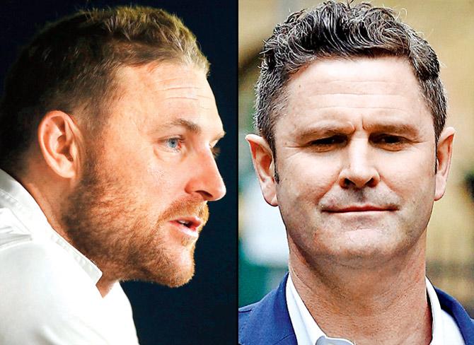 Brendon McCullum and Chris Cairns