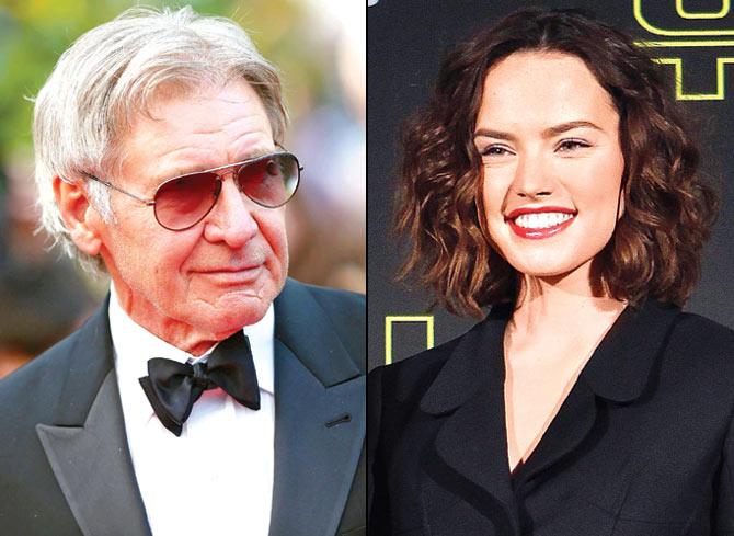 Harrison Ford and Daisy Ridley