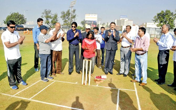 India cricketer Poonam Raut inaugurates the women
