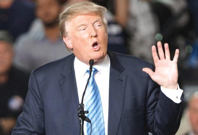 Republican presidential candidate Donald Trump. Pic/AFP