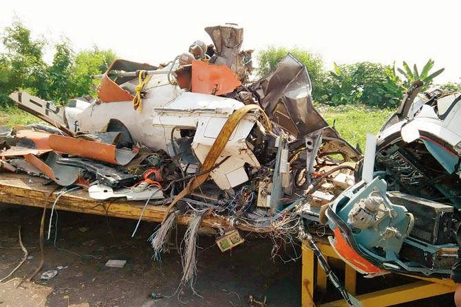 The aircraft and its black box were wrecked in the crash on November 4. The black box has now been sent to France for repairs. File pic
