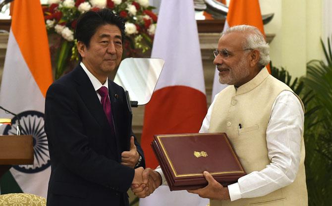 Narendra Modi-Shinzo Abe ink MoU on peaceful use of n-energy
