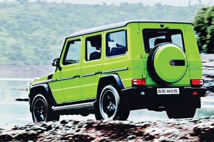 Test driving the Mercedes G63 AMG