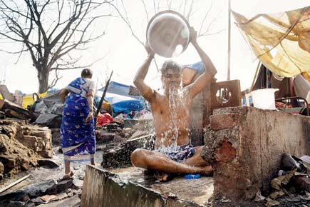 Life goes on... Residents of Damu Nagar staying in makeshift 'u00c2u0080u00c2u0098houses'