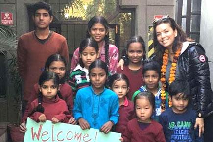 Eva Longoria in India for a cause