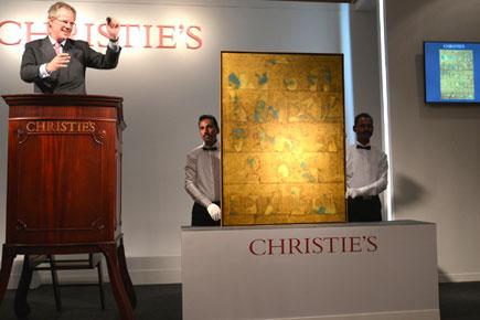 Gaitonde painting sold for a record Rs 29 crore at Christie's auction