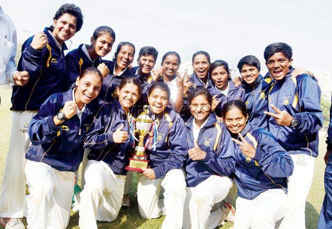 The victorious Mumbai University women
