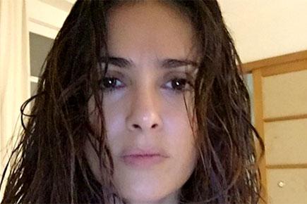 Salma Hayek shares 'makeup-free' selfie