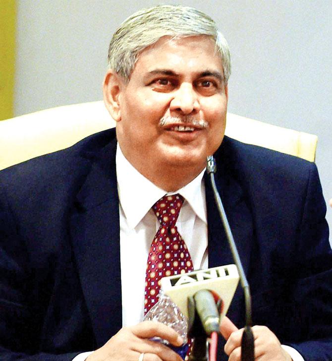 BCCI president Shashank Manohar