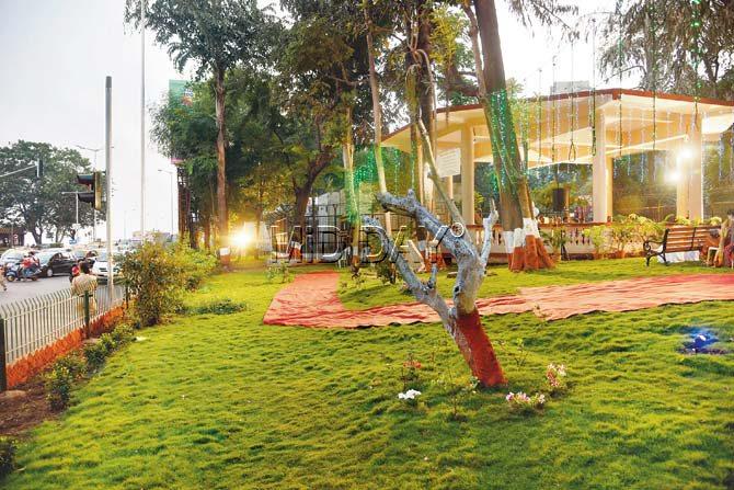 The grass is greener on this side: The garden holds old memories for many locals. PICs/Atul Kamble 