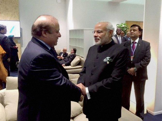 PM Narendra Modi shaking hands with Sharif indicates his 