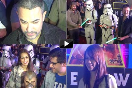 Watch video: B-Town celebs at 'Star Wars: The Force Awakens' premiere