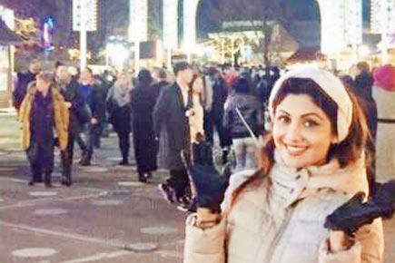 Shilpa Shetty enjoys vacation in London with family