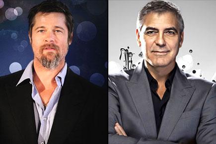 Brad Pitt, George Clooney 'competitive' with each other