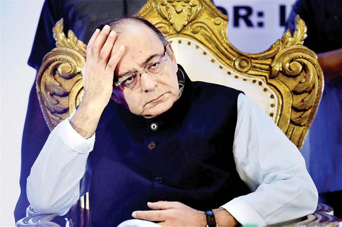 Nothing beats the current onslaught against Union Finance Minister Arun Jaitley, seen here at a Chennai flood relief function on Sunday. Jaitley is currently embroiled in the DDCA corruption controversy. Pic/PTI