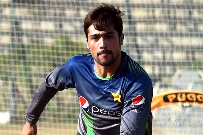 Mohammad Amir. Pic/AFP