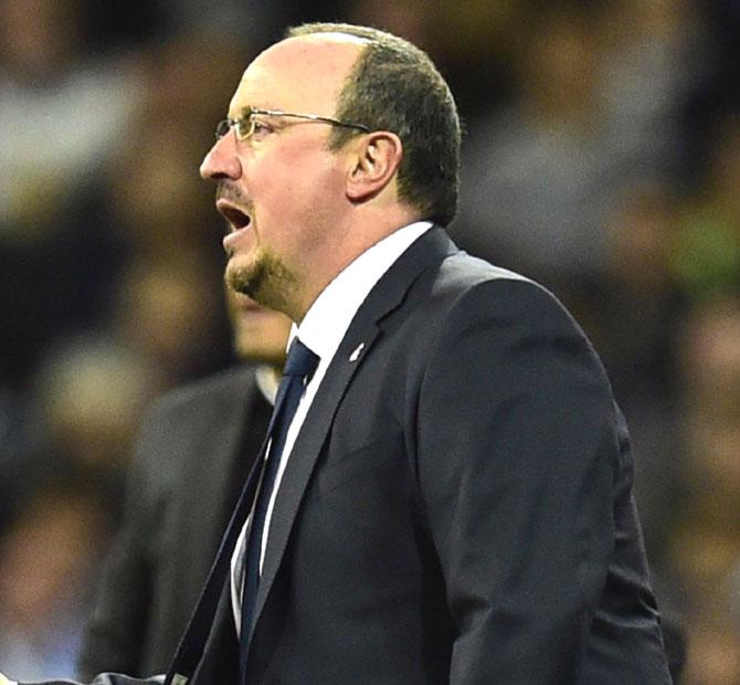 Rafael Benitez. Pic/AFP