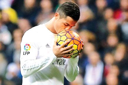 La Liga: Ronaldo penalises Real Sociedad as Real Madrid top table