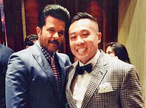 Anil Kapoor and Chef Kelvin Cheung