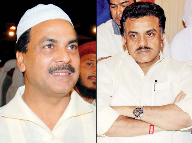 Congress MLA Arif Naseem Khan said he suspected the episode was a conspiracy to bring the party down, and demanded a probe into the matter. (Right) MRCC chief Sanjay Nirupam justified his decision to sack journalist Sudhir Joshi, saying it was his responsibility to ‘do the job perfectly’. File pics