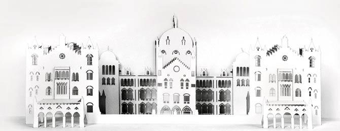 Mumbai’s CST is one of the most complex architectural origami works in the book 