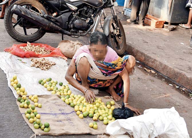 The juvenile’s 88-year-old grandmother, who is a vegetable vendor, says the last time she met him in the Nashik remand home, he said he would stay away from crime. Pic/Sameer Markande