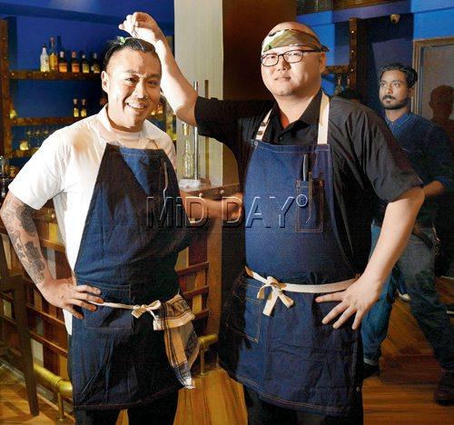 Chef Kelvin Cheung with chef de cuisine Boo Kwang Kim of One Street Over 