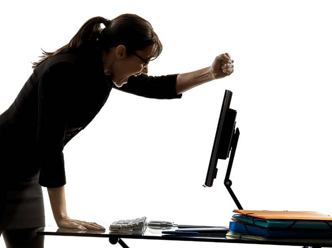 Bile and venom are overflowing on social media in India. Representation pic/Thinkstock