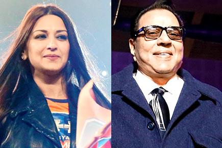 Dharmendra and Sonali Bendre add star power to an event