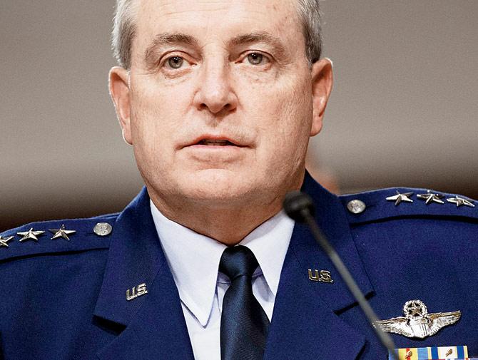 General Mark Welsh, chief of staff, US Air Force . Pic/AFP