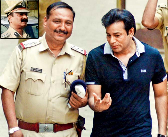 Taloja Jail superintendent Hiralal Jadhav (inset) said Abu Salem had levelled a series of allegations against him because he had put an end to the gangster’s unwarranted privileges in prison. File pic