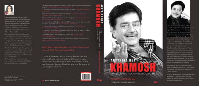 Khamosh and Shatru? Never. The book cover