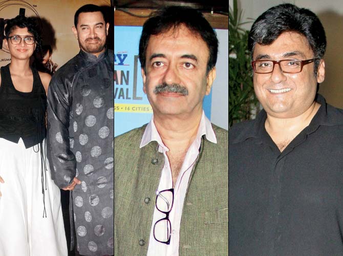 Kiran Rao, Aamir Khan and Fahad Samar