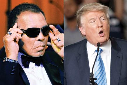 Boxing legend Muhammad Ali takes swipe at Trump