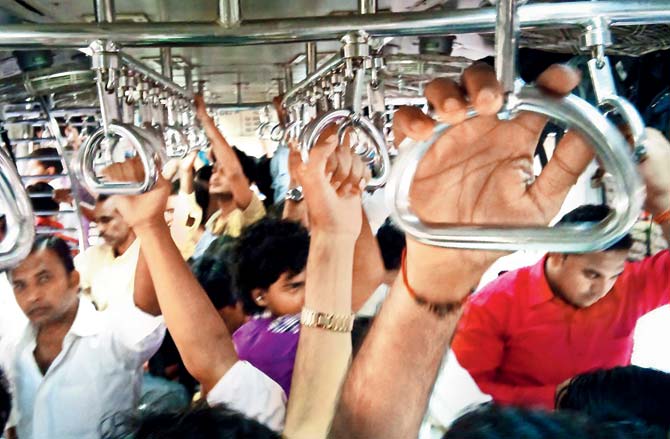 Officials said each coach currently carries about 350 people during peak hours, which keeps the axle load around the 16-tonne mark. Representation pic
